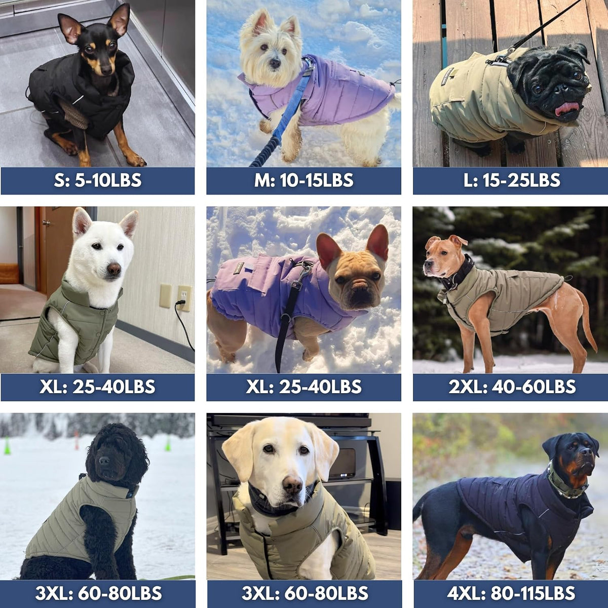 TrailClubPets™ Winter Dog Coat