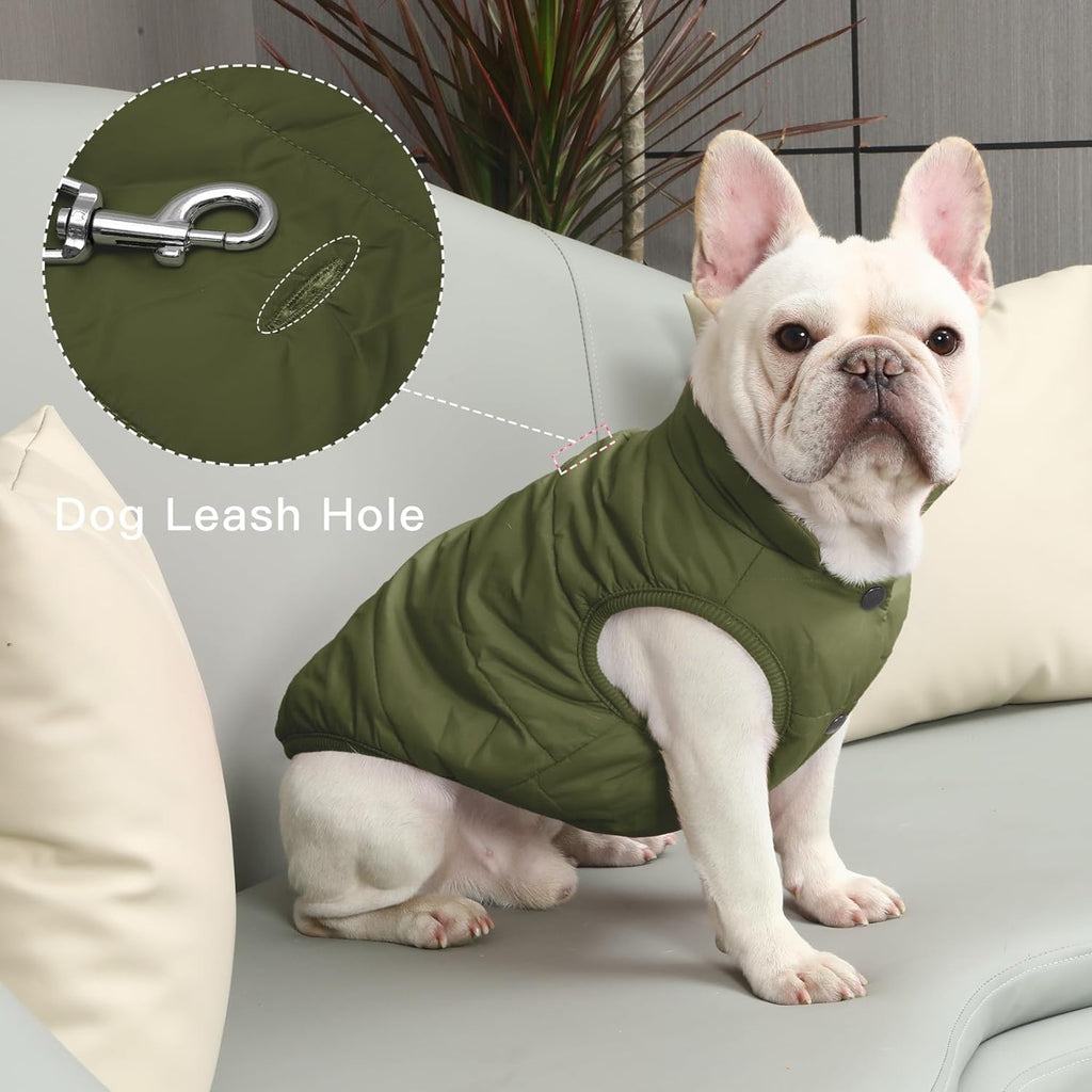 2 Layers Fleece Lined Warm Jacket  For Cats and Dogs