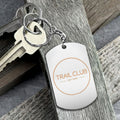 The Trail Club Aluminum Keychain