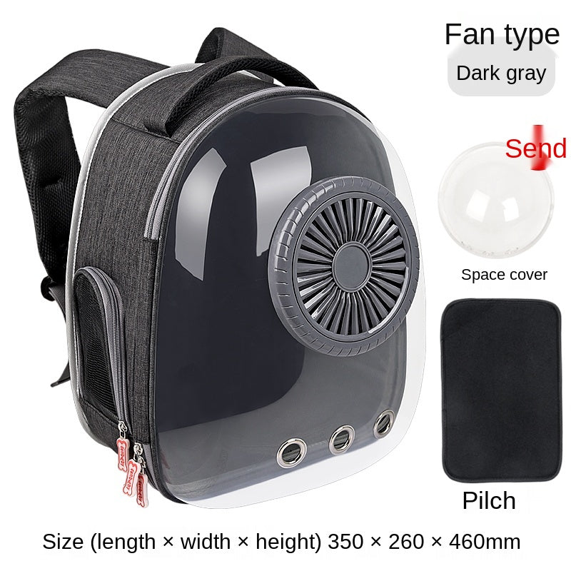Pet Capsule Backpack with Fan