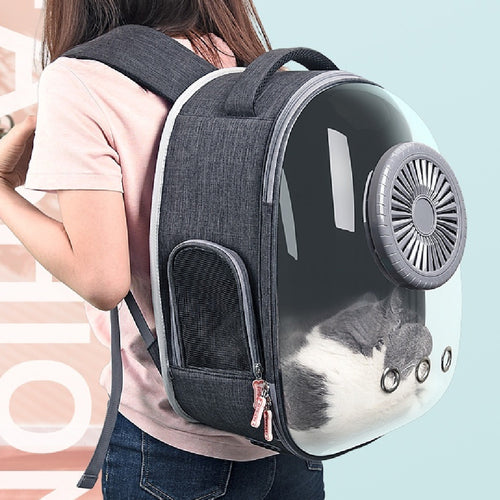 Pet Capsule Backpack with Fan